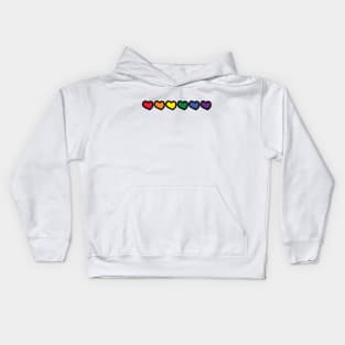 Pride Hearts Kids Hoodie